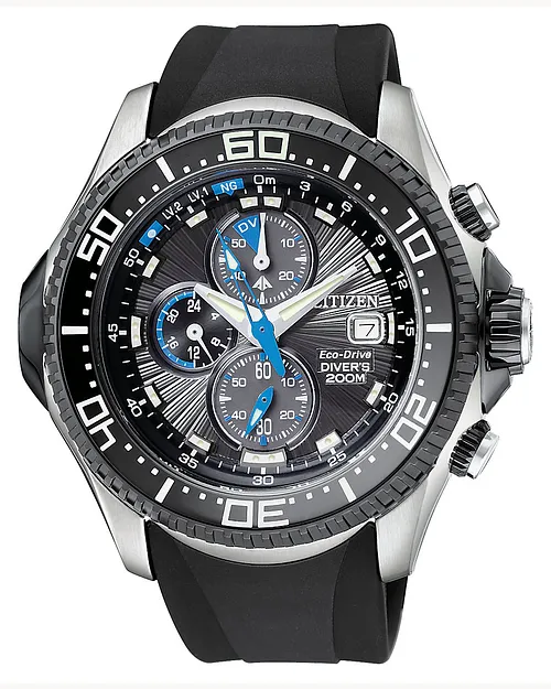 Promaster Depth Meter Chronograph Black Dial Polyurethane Strap Promaster Depth Meter Chronograph Black Dial Polyurethane Strap